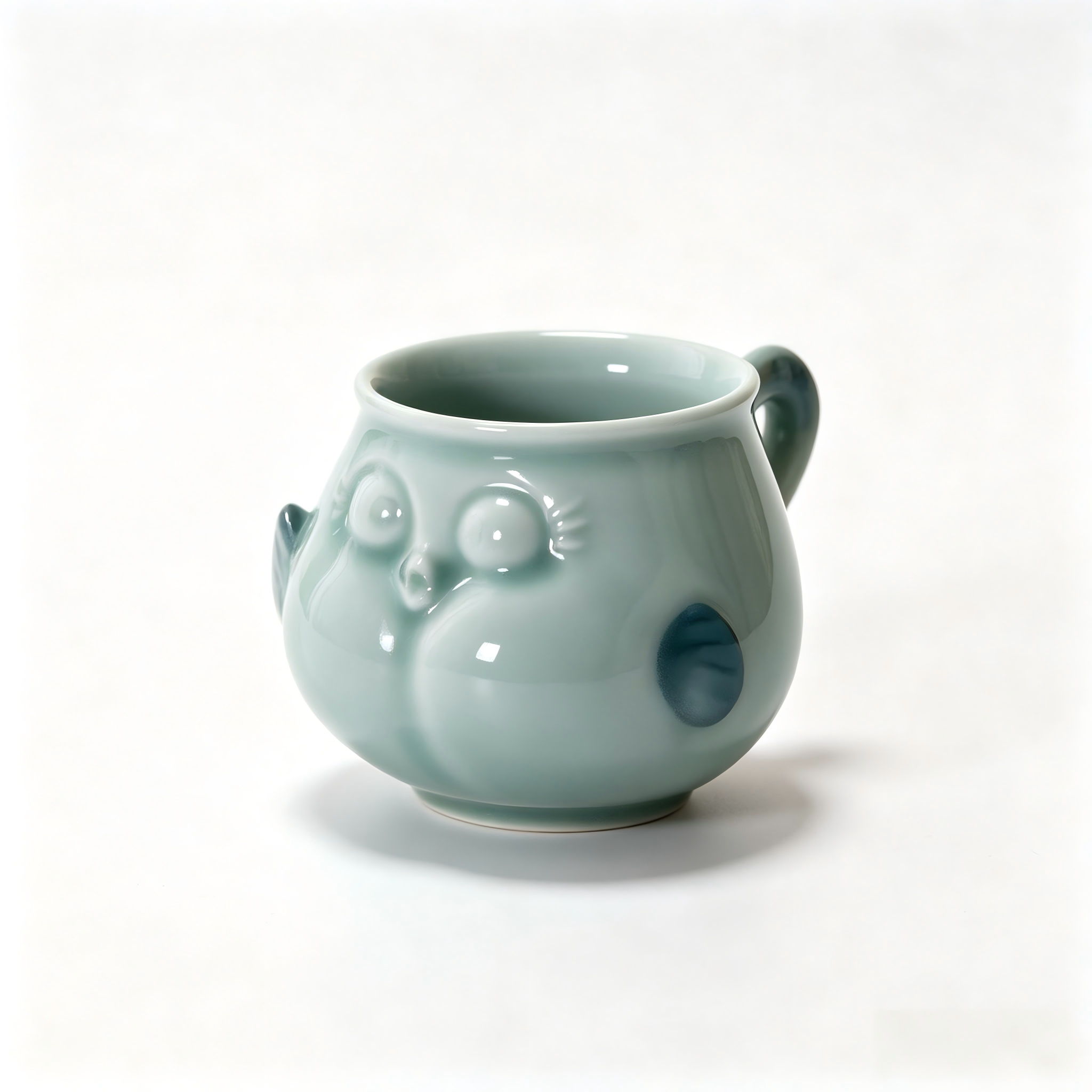 泡泡有余・青瓷鱼杯
