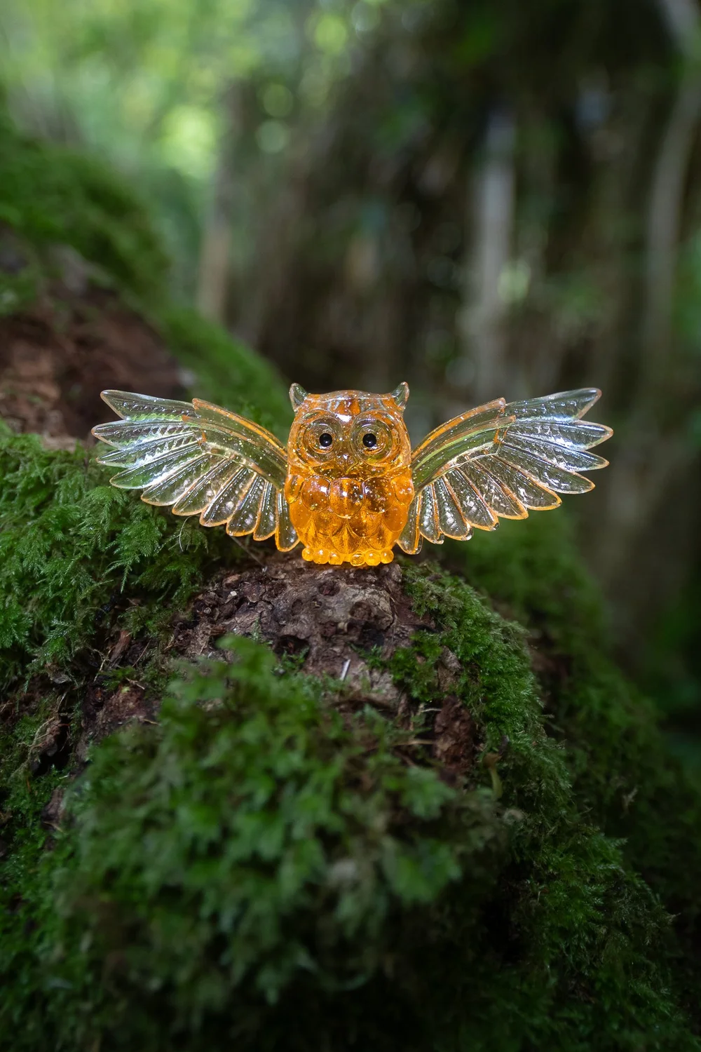 有翼宇宙猫头鹰 - 橙色版（Winged Cosmic Owl - Orange edition）