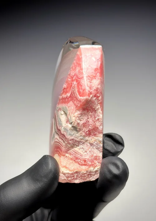 菱锰矿玻璃岩（Rhodochrosite Vitrolith ）