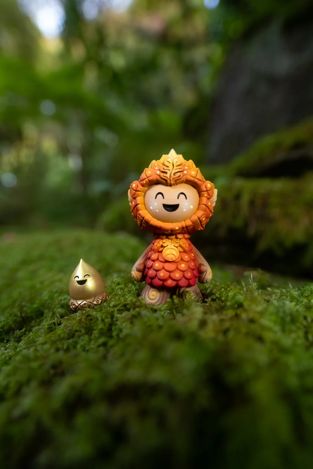 大秋叶灵与金橡果（Big Autumn Leaf Spirit & Golden Acorn）