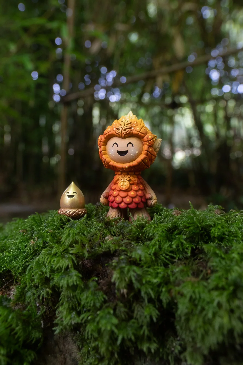 大秋叶灵与金橡果（Big Autumn Leaf Spirit & Golden Acorn）