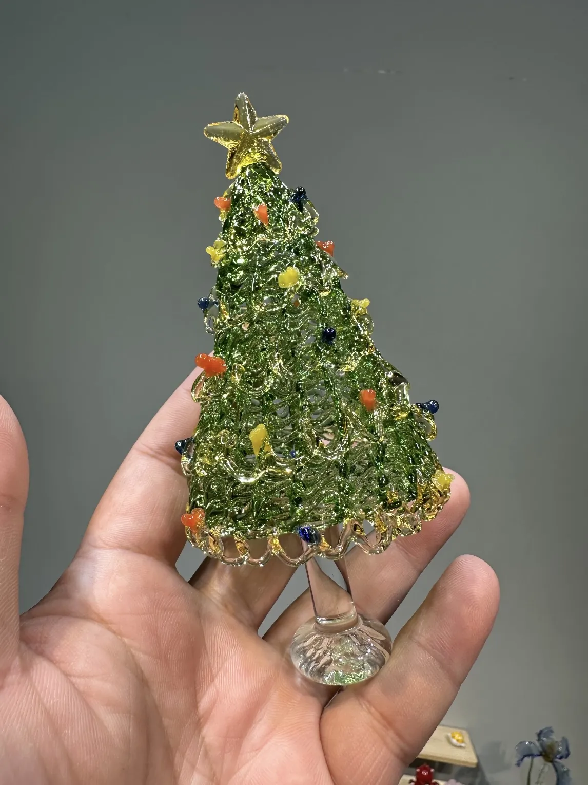 硼硅玻璃圣诞树装饰（Borosilicate Glass Christmas Tree Ornament）