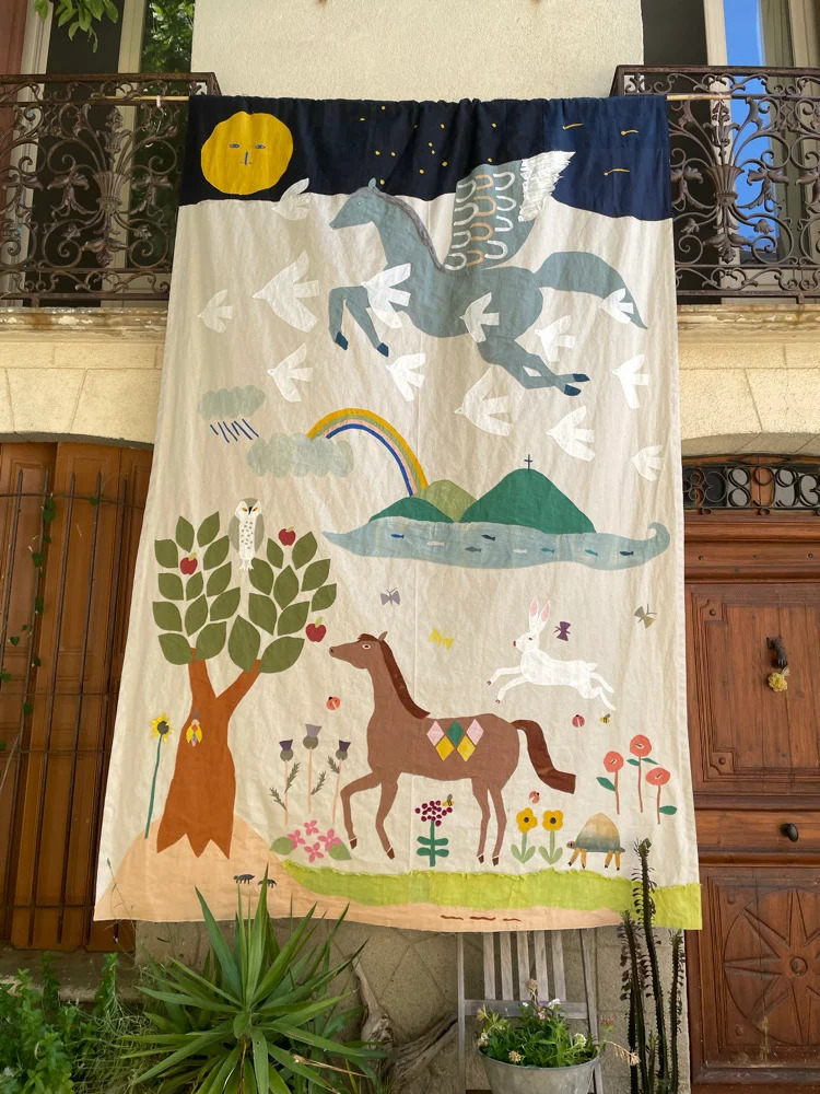 壁布挂布  生物多样性与灵性的共生（Coexistence de la biodiversité et de la spiritualité）