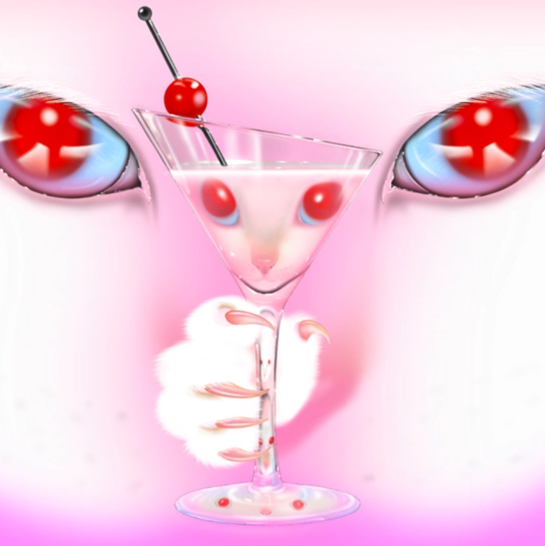 鸡尾酒猫  纸本海报（Cocktail Cat ）