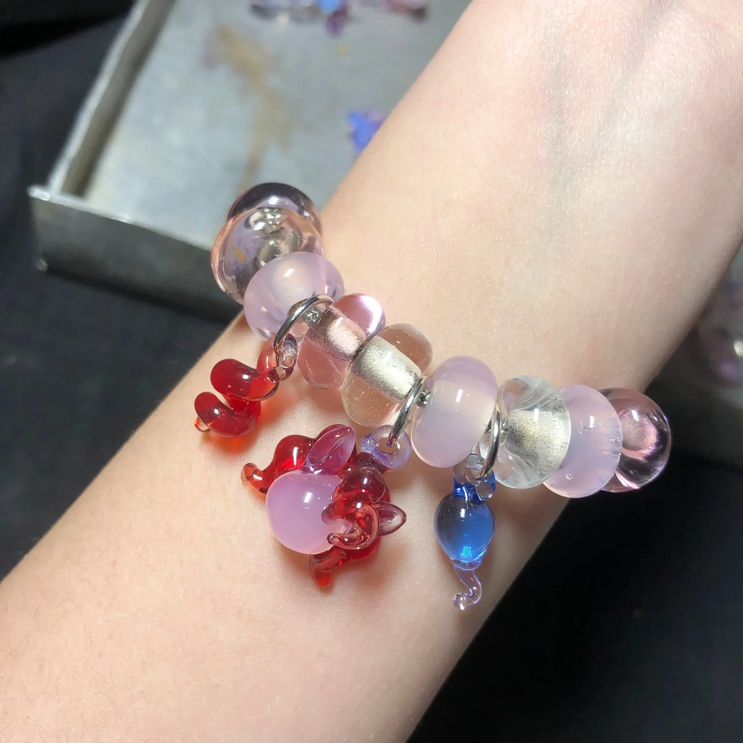 MLP粉红派玻璃珠链（MLP Pinkie Pie Glass Beaded Bracelet）