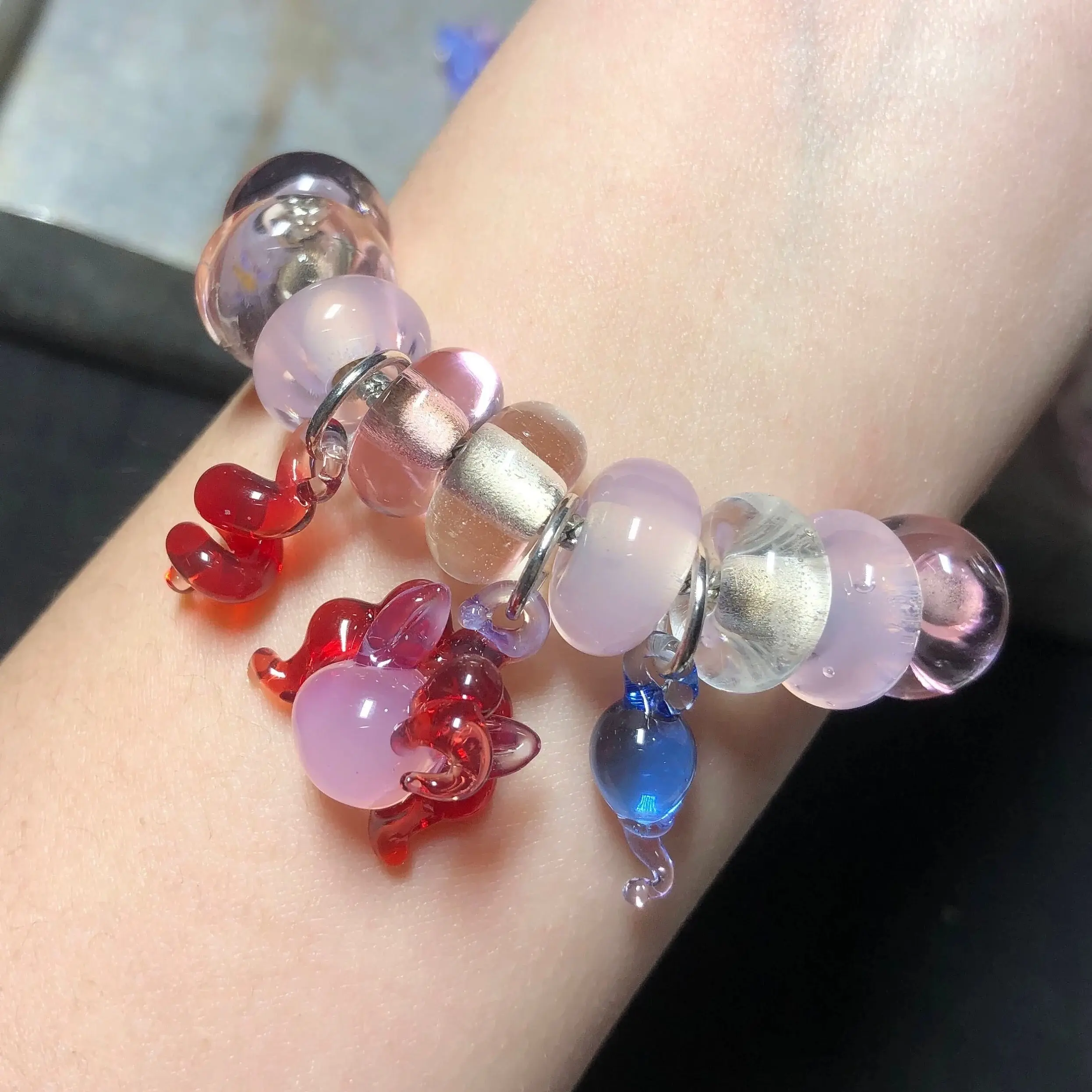 MLP粉红派玻璃珠链（MLP Pinkie Pie Glass Beaded Bracelet）