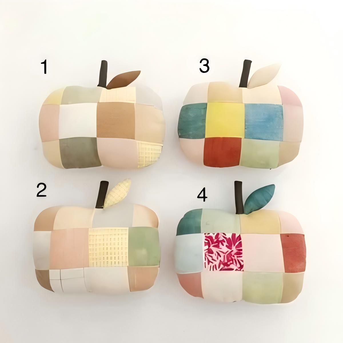 拼布苹果装饰摆件（Patchwork Apple Decor）