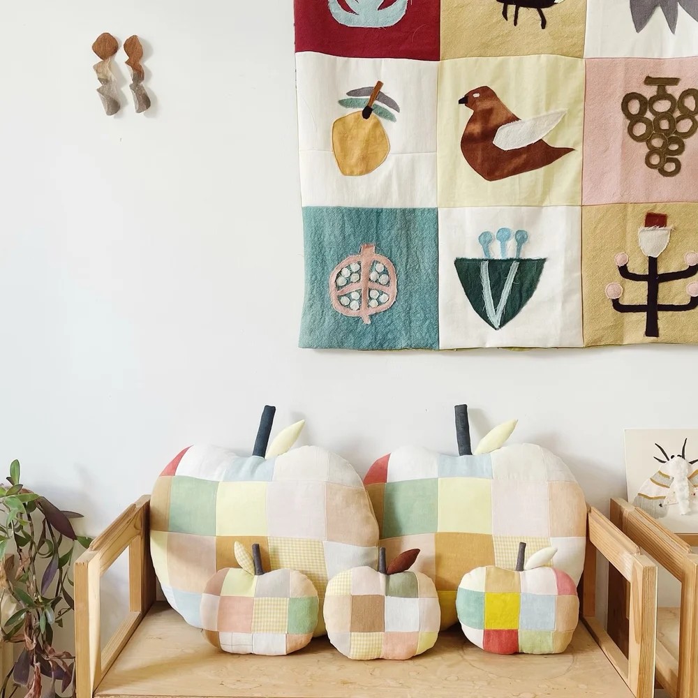 拼布苹果装饰摆件（Patchwork Apple Decor）