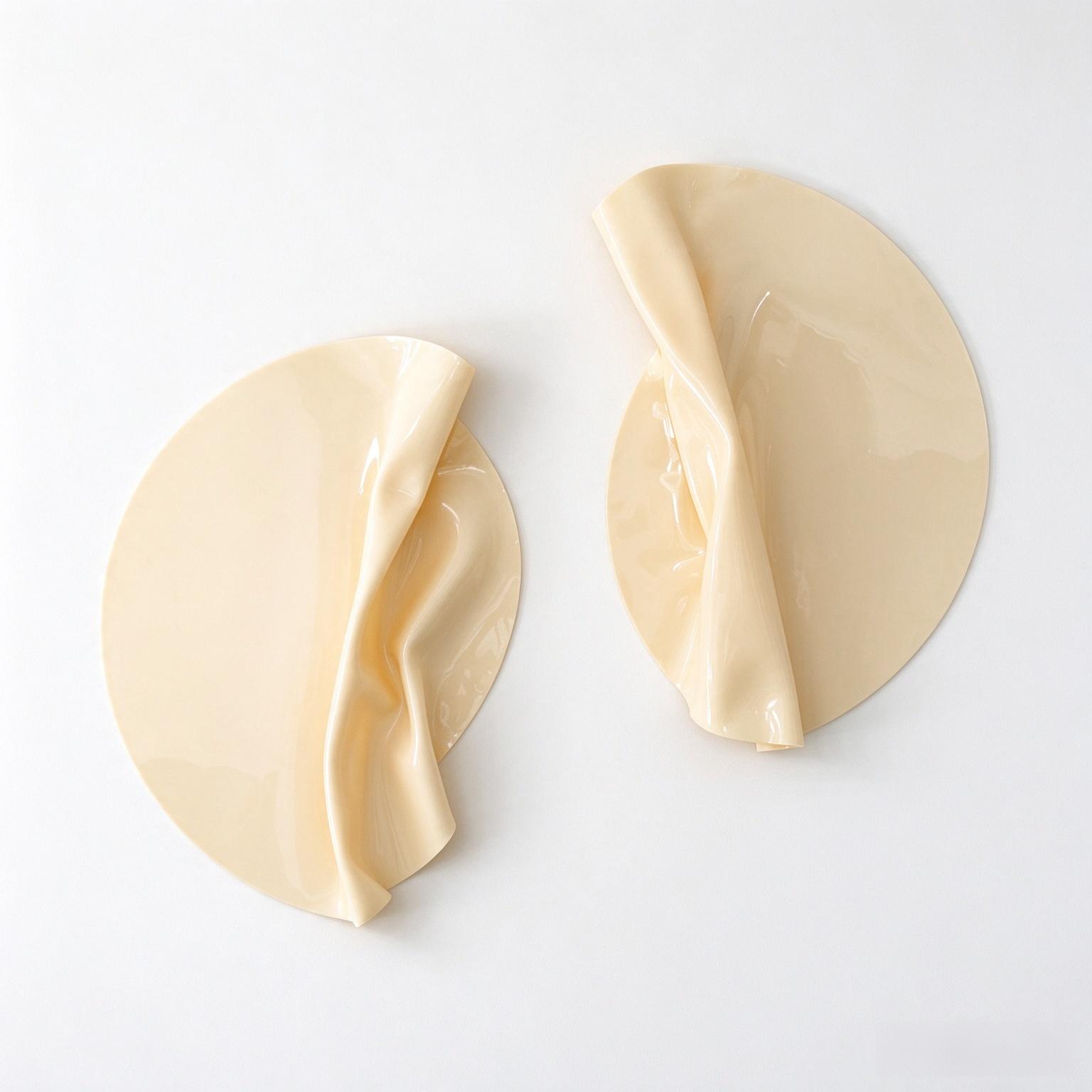 巴洛克魅物 半透乳白凝压圆 Ⅰ/Ⅱ（Baroque Fetish Translucent Ivory Compressed Circle I/II）
