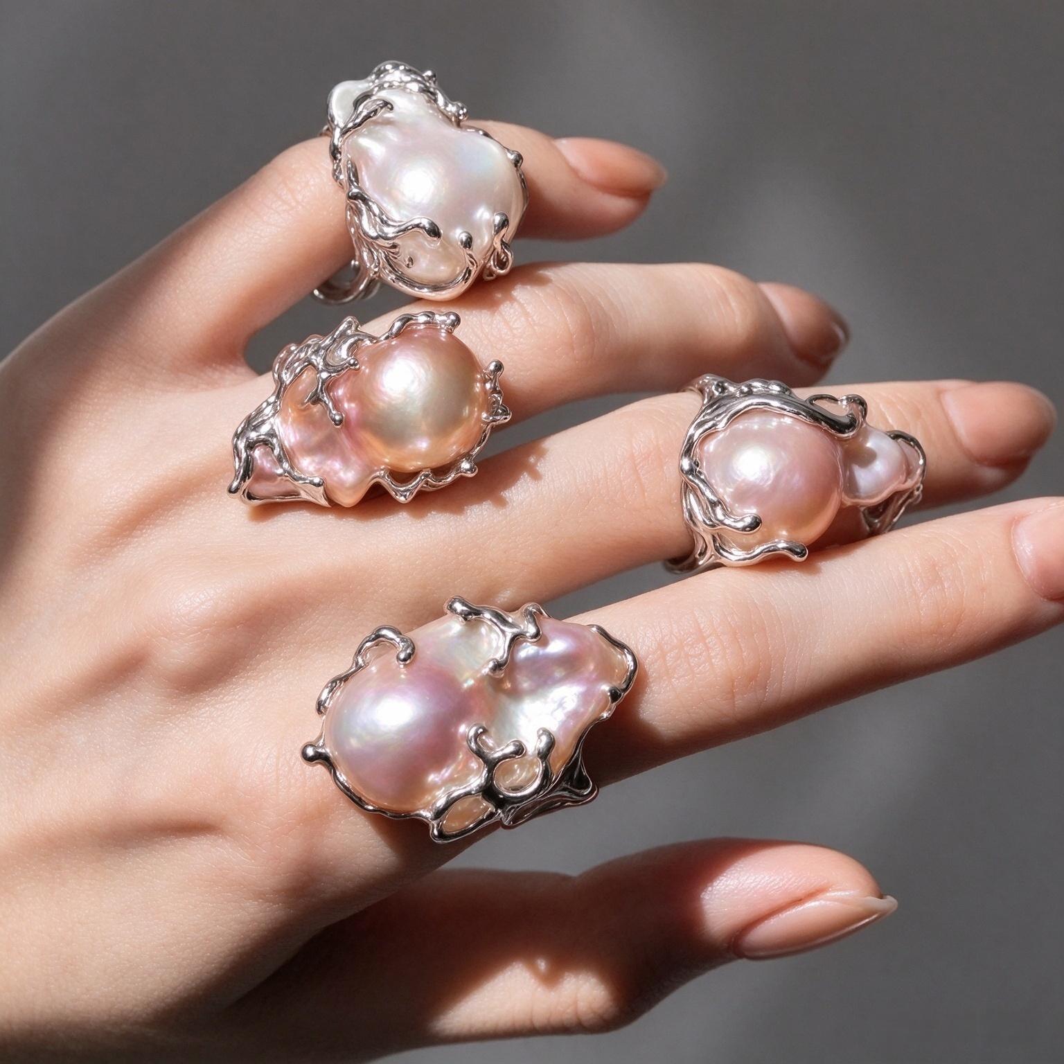 盲盒巴洛克珍珠戒指（Blind box Baroque Pearl Ring）